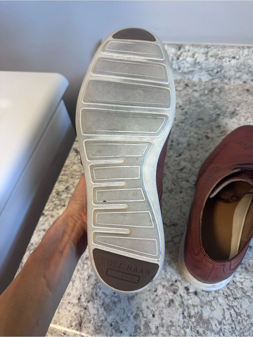 Cole Haan Men's Brown Leather Dress Shoes